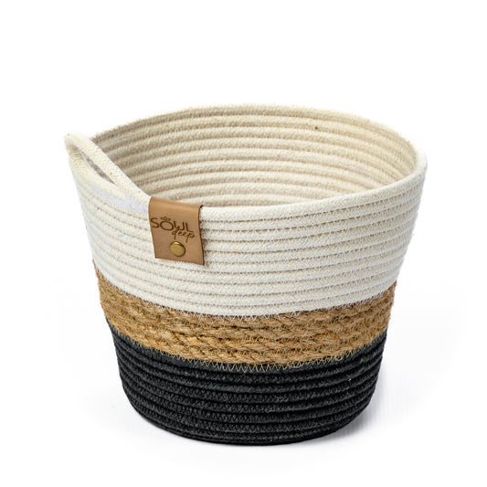 Trio Rope Planter - Black