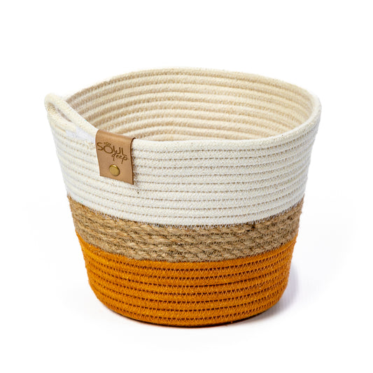 Trio Rope Planter - Mustard